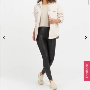 SPANX faux leather leggings